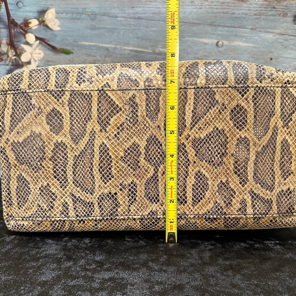 Dooney & Bourke Sloan Hobo Python Snakeskin Embossed Leather Large Handbag - Picture 15 of 16